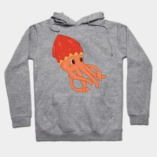 Cute squid Hoodie